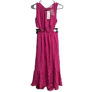 Women’s Pink‎ NWT By the River Sundress size Small, open back